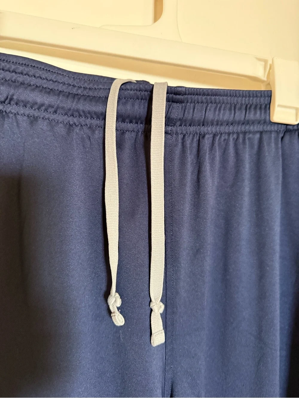Under Armour Men's Navy Athletic Training Shorts with White Drawstring